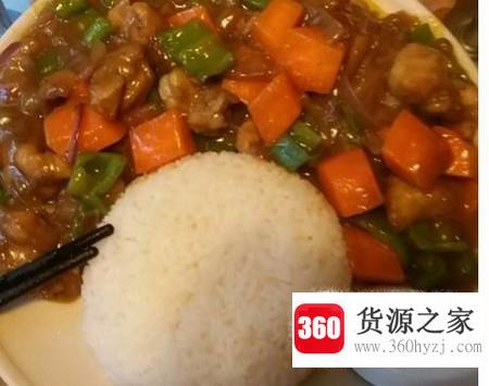 咖喱鸡肉饭的制作方法