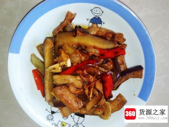 小米辣爆炒茄瓜肉丝的做法