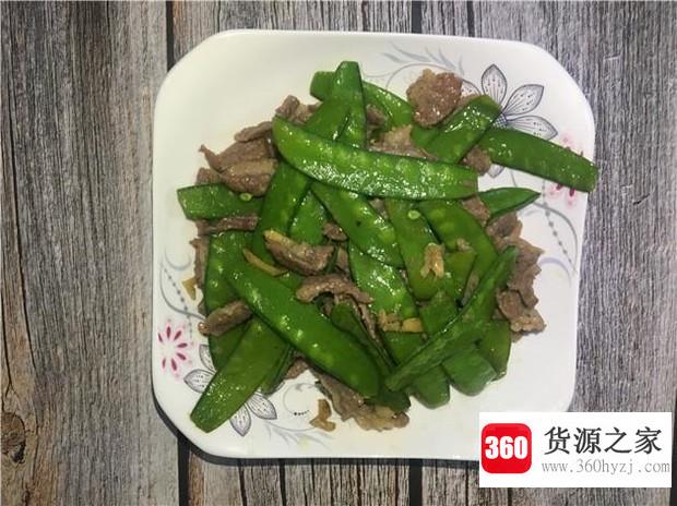 牛肉炒荷兰豆的家常做法