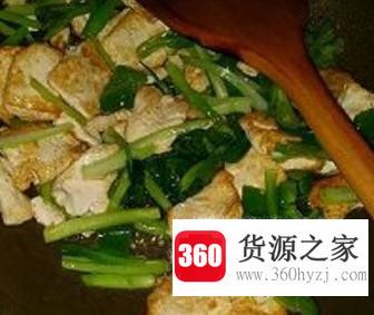 豆腐好吃之青菜炒豆腐做法