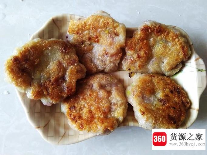 瘦肉洋葱糯米饼