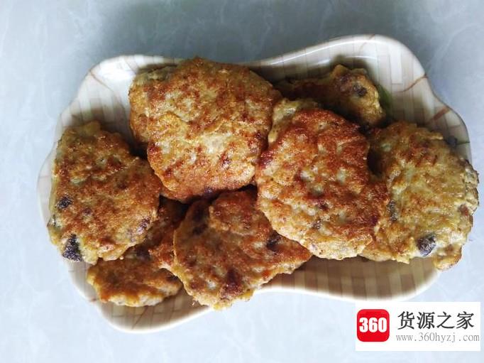 纯手工做的鱼肉饼