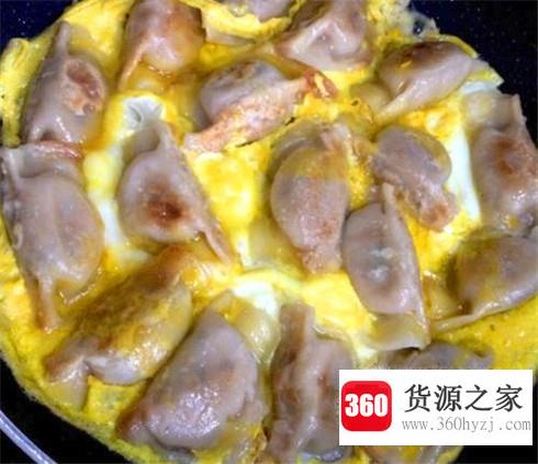 鸡蛋煎饺子怎么做