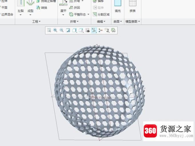 creo实例应用：怎么应用creo绘制喇叭筛网？