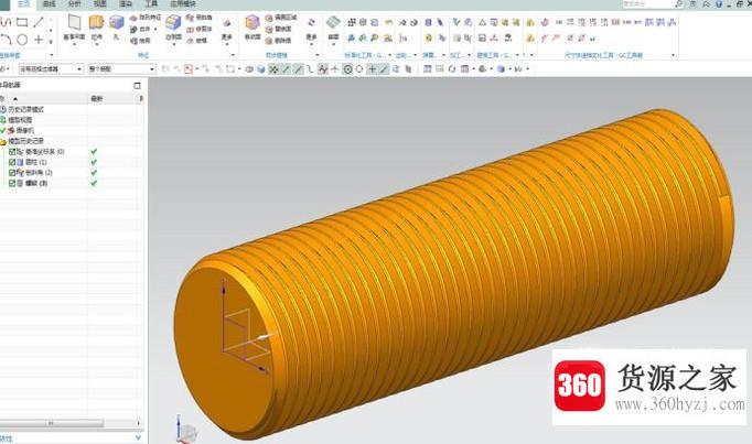 ug10.0中怎么造直螺纹螺杆模型？