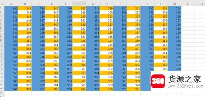 excel中怎么隔行隔列显示颜色