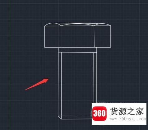 cad辅助设计cad中怎么画螺栓、