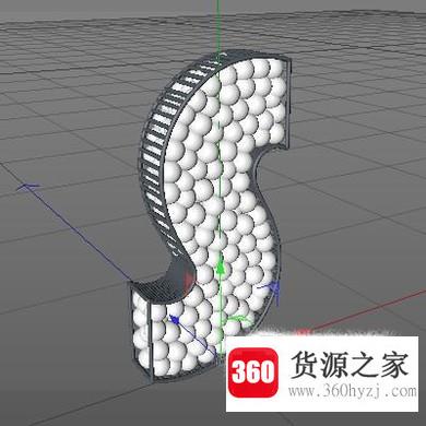 c4d中怎么在s里塞满小球？