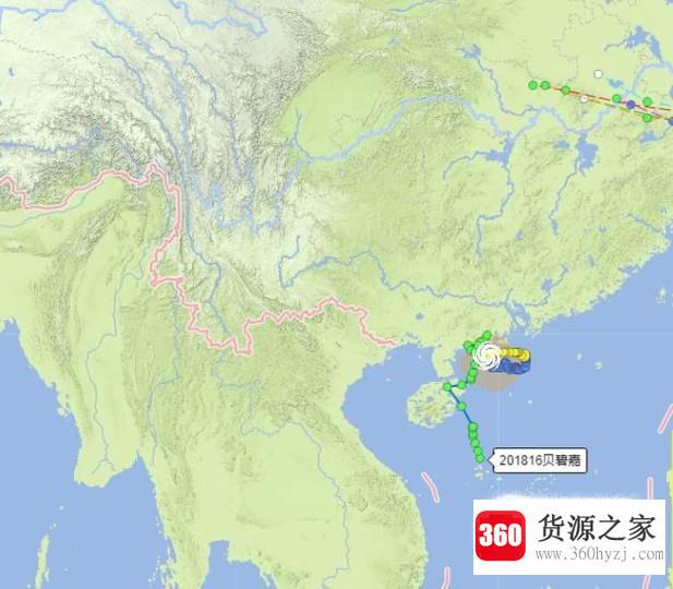 怎么查看台风实时情况路径地图？