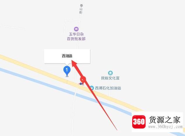 利用百度地图查看乡、镇行政区域界限地图