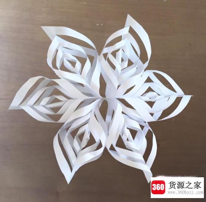 怎样自制3d立体雪花