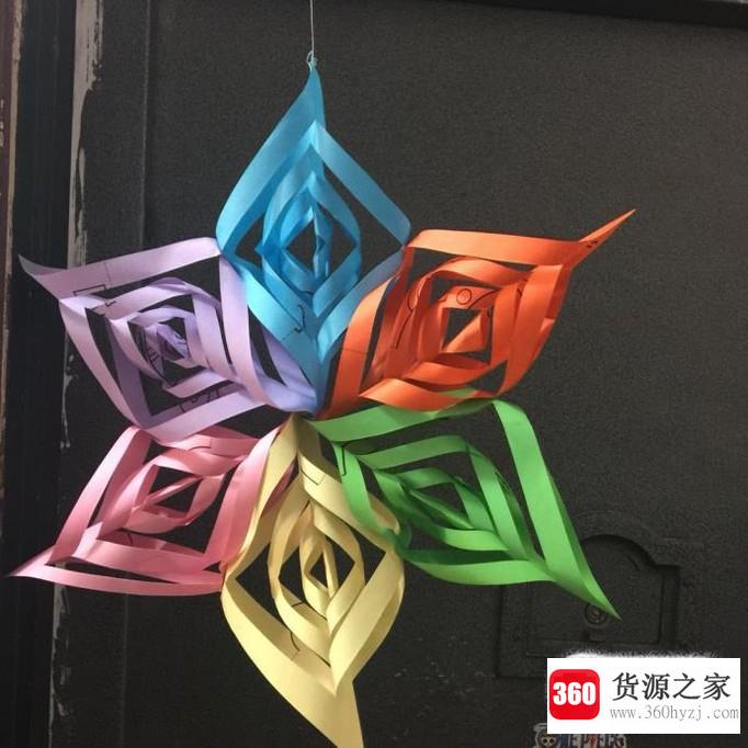 唯美3d雪花剪纸步骤