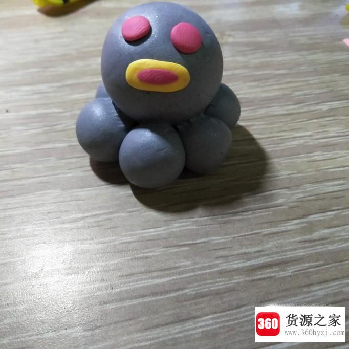 软陶小章鱼的制作