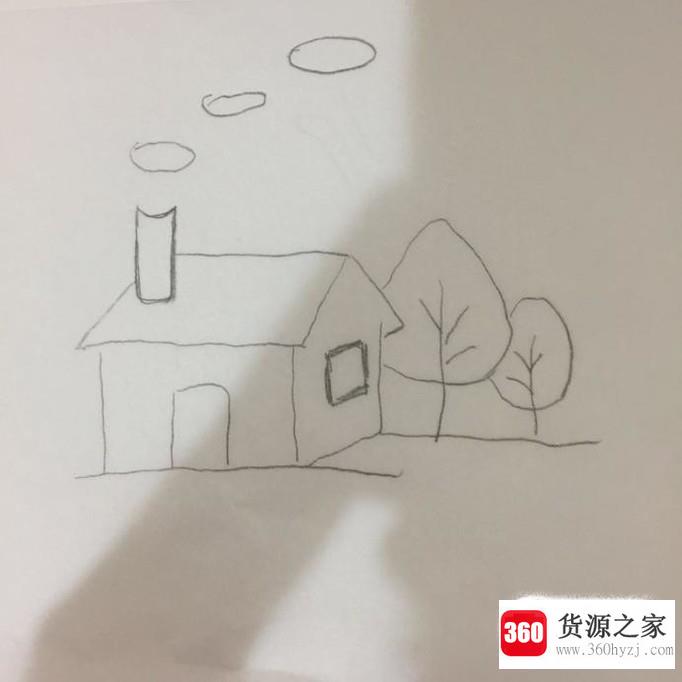 立体房子简笔画怎么画