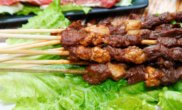 烧烤肉串美食