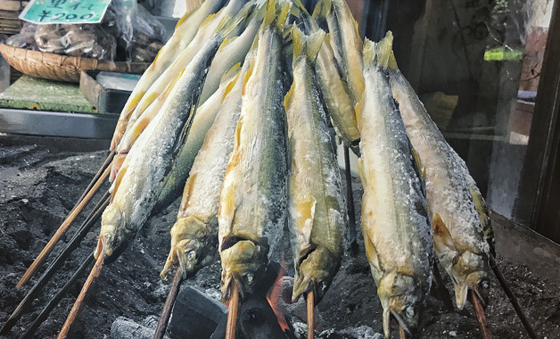 黄花鱼烤鱼